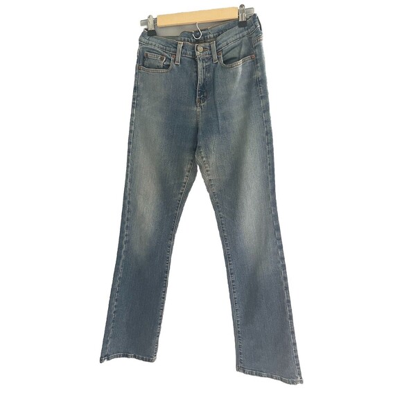 Ralph Lauren Polo Saturday Bootcut Cotton Stretch Denim Jeans Sz 4 Medium Wash - Picture 1 of 8